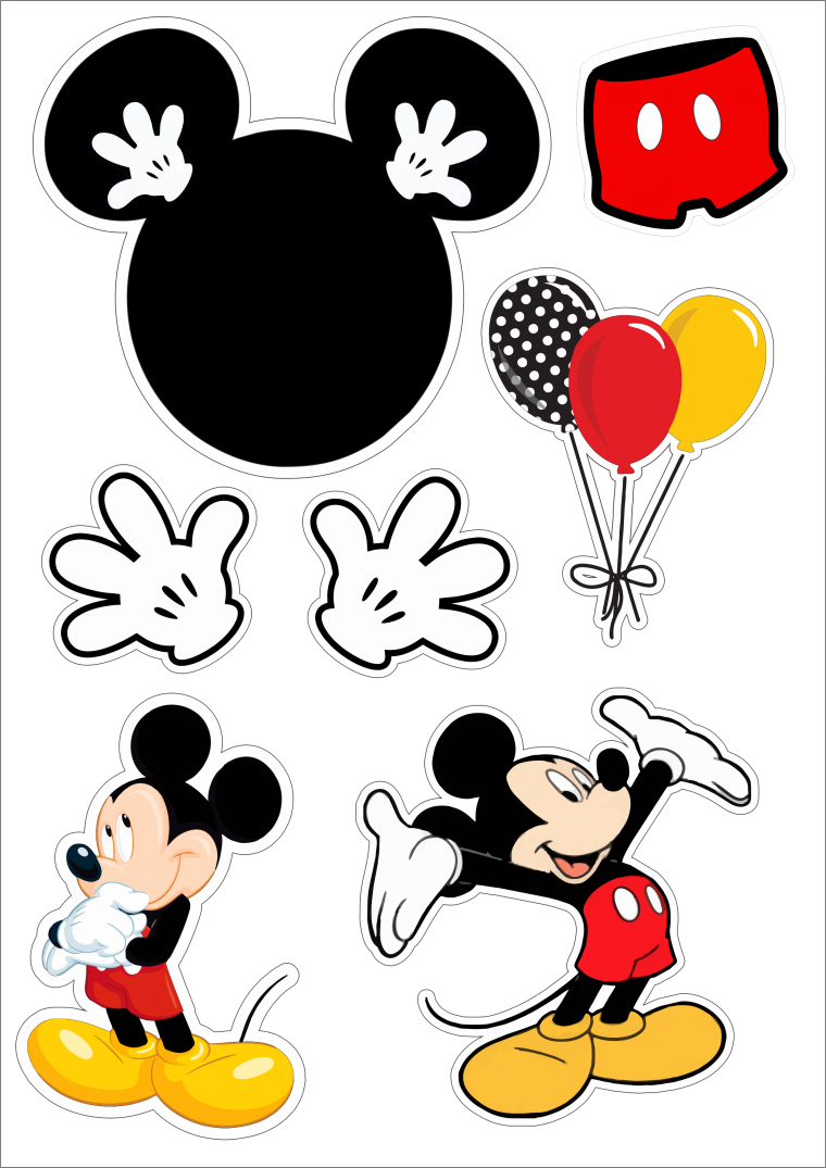 Фотобутафория Микки Маус и Минни