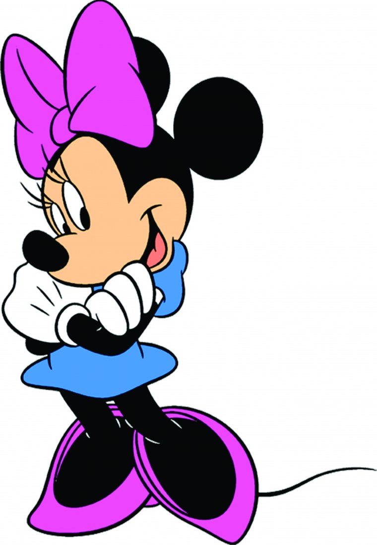 Мышка Минни для печати