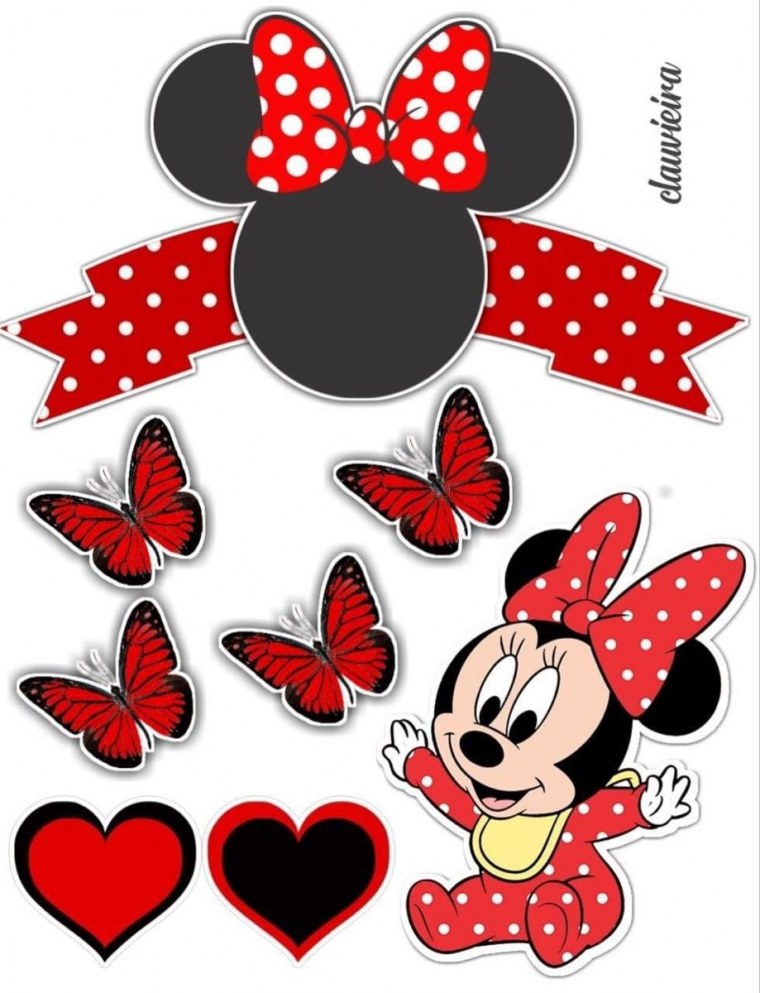 Минимаус малышка в Красном