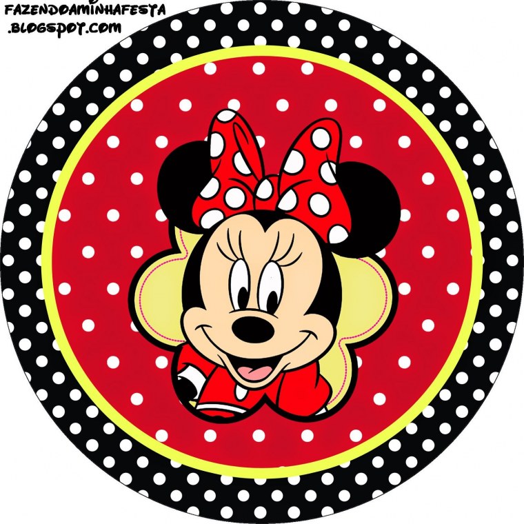 Минни Маус в круге
