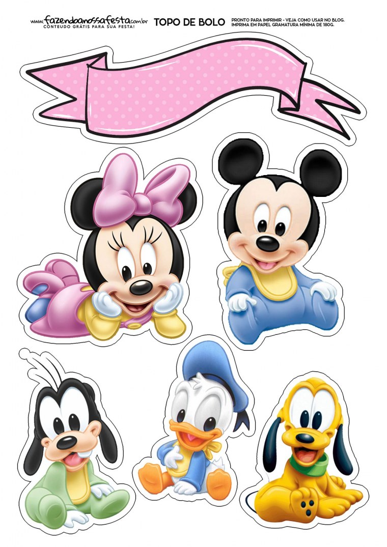 Микимаус картинки для торта для печати