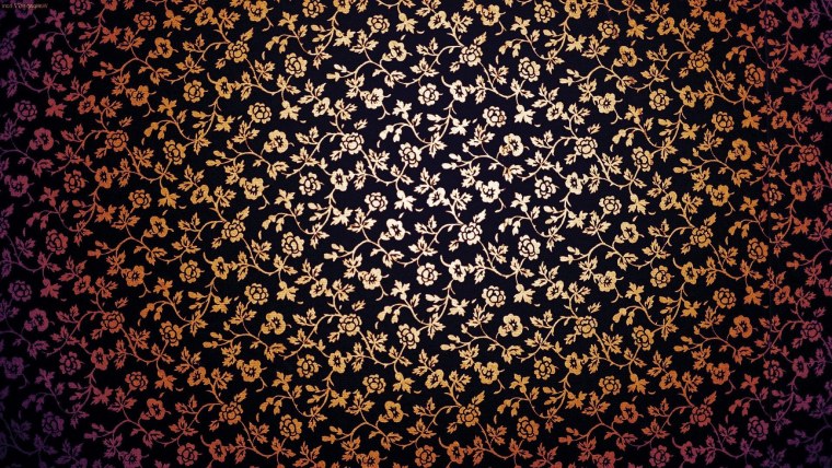 Черный фон с узорами