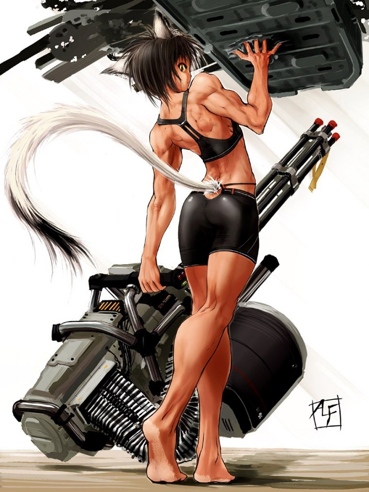 Орки тян арт