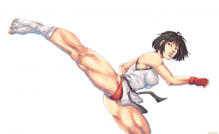 Накаченные девушки аниме