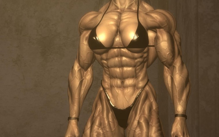 Мускулистые девушки аниме