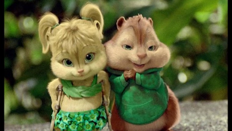 Британи из Элвин и бурундуки