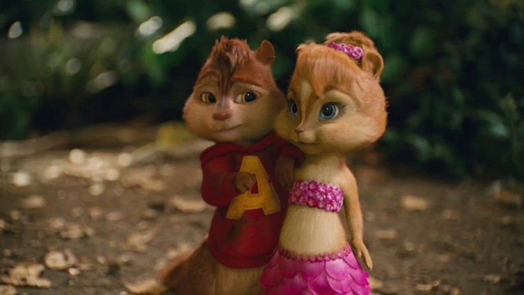 Бриттани Элвин и бурундуки