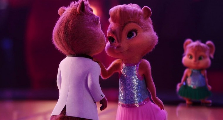 Элвин и бурундуки Элвин и Британи любовь