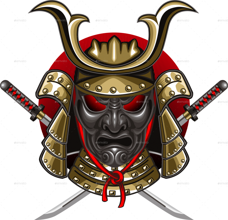 Самурай Сегун маска