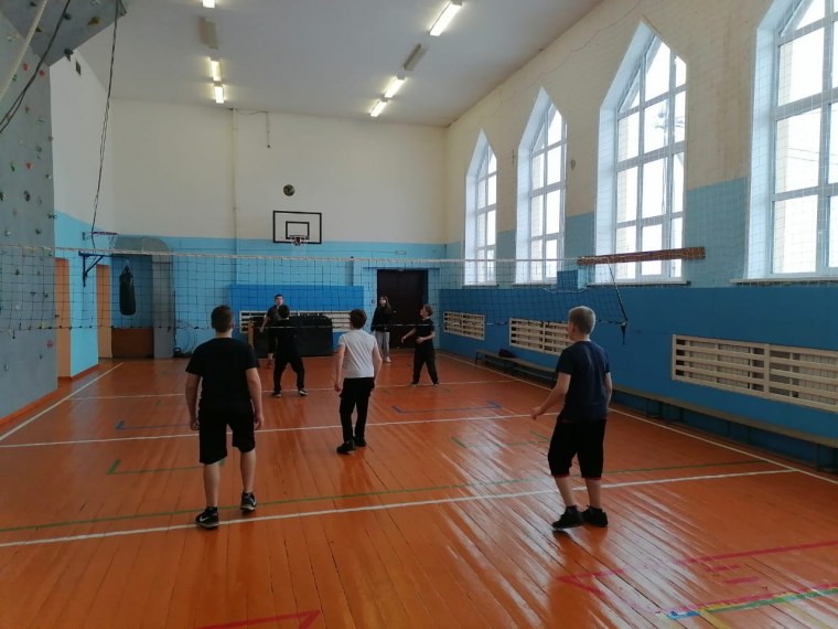 Волейбол на уроке физической культуры