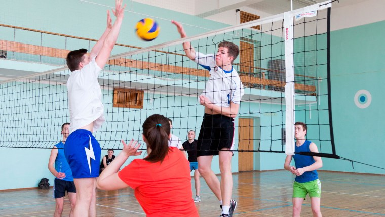 Волейбол школьники