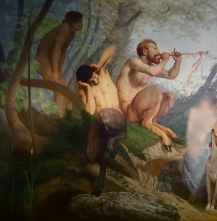 Эдвард Берн-Джонс. «Психея и Пан»