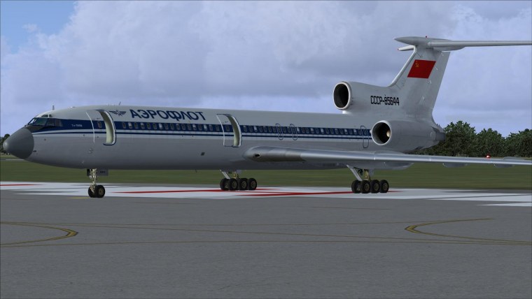Ту 154 на стоянке