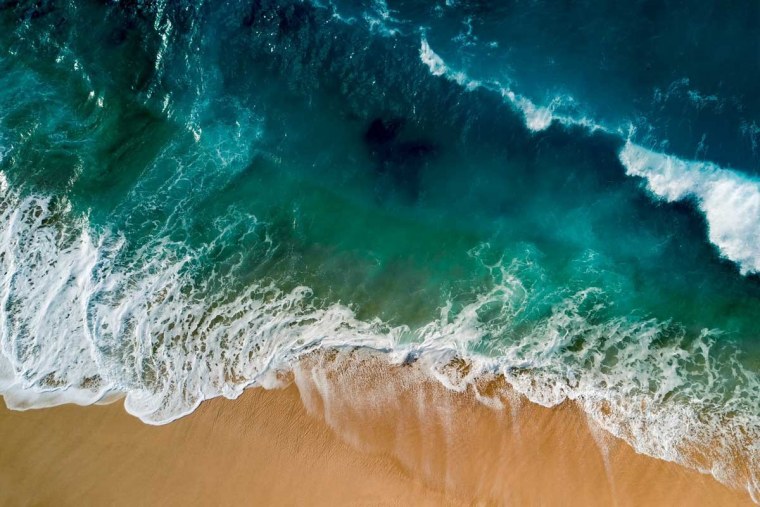 Морской берег вид сверху