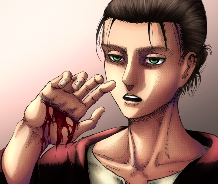 Атака титанов Эрен Йегер Манга