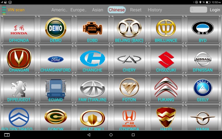 Китайские марки машин