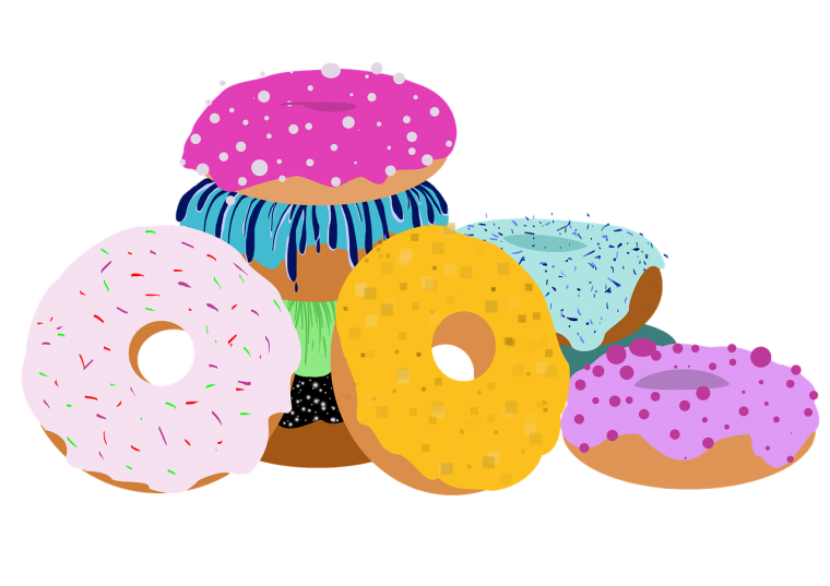 Кексы пончики без фона