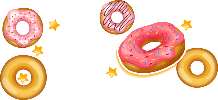 Пончики вывеска