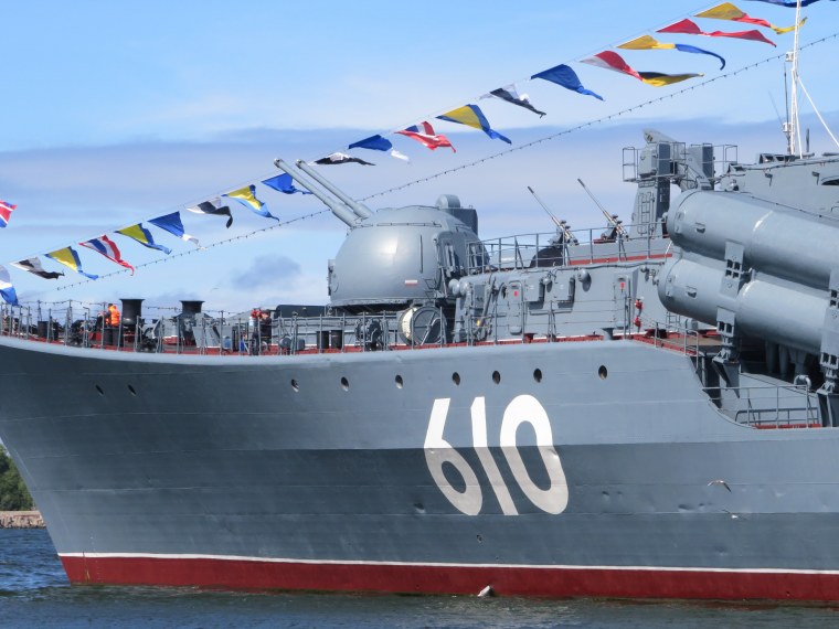 Флагман Балтийского флота эсминец «настойчивый»