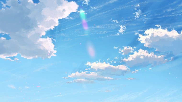 Твоё имя аниме небо