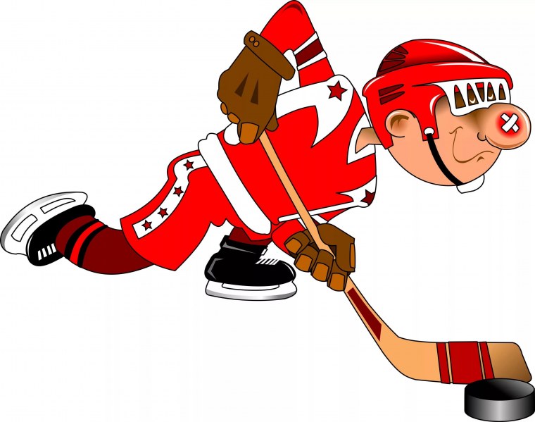 Мультяшные хоккеисты