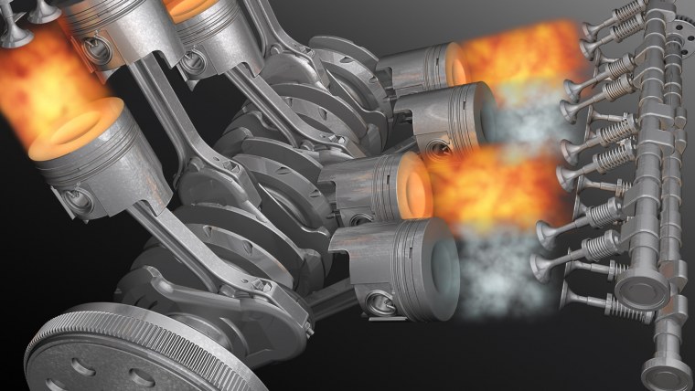 Камера сгорания двигателя