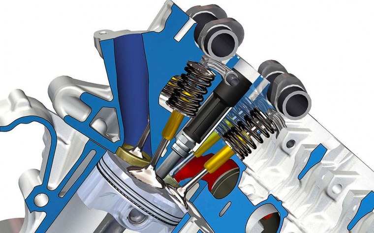 Десмодромный клапанный механизм