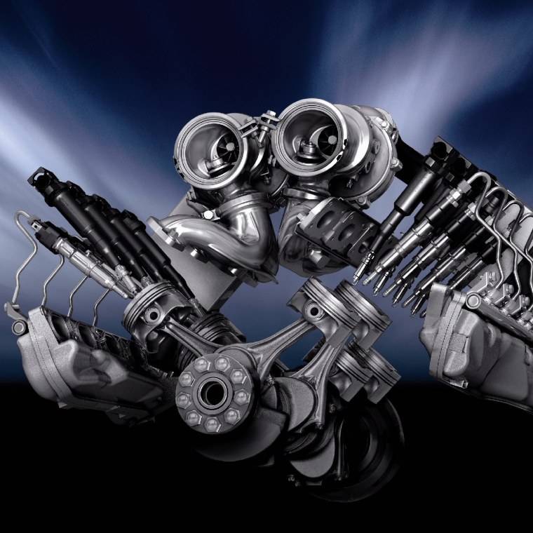 Двигатель БМВ v8 3d