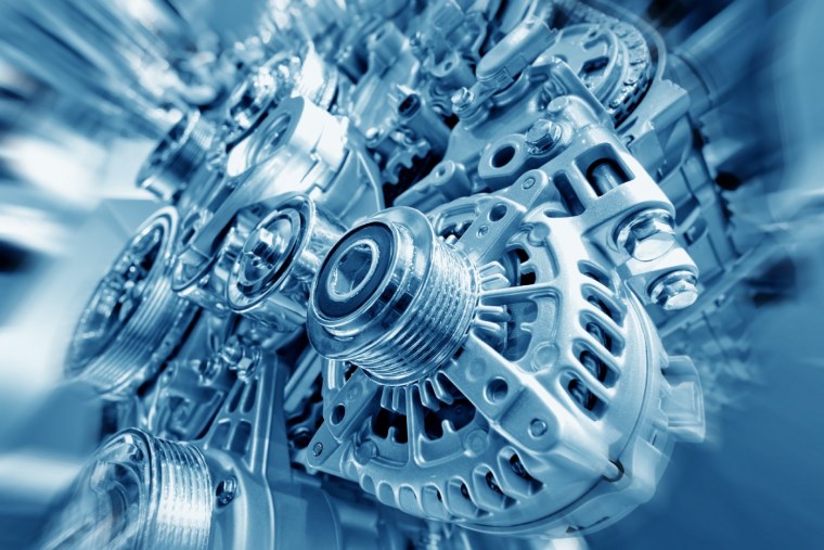 Двигатель в разрезе