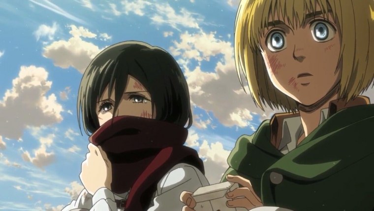 Атака титанов средней школы армин