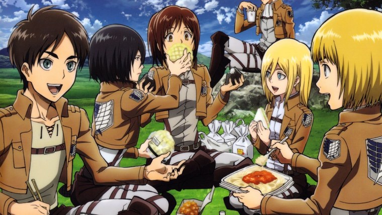 Маленькие Эрен Микаса и армин