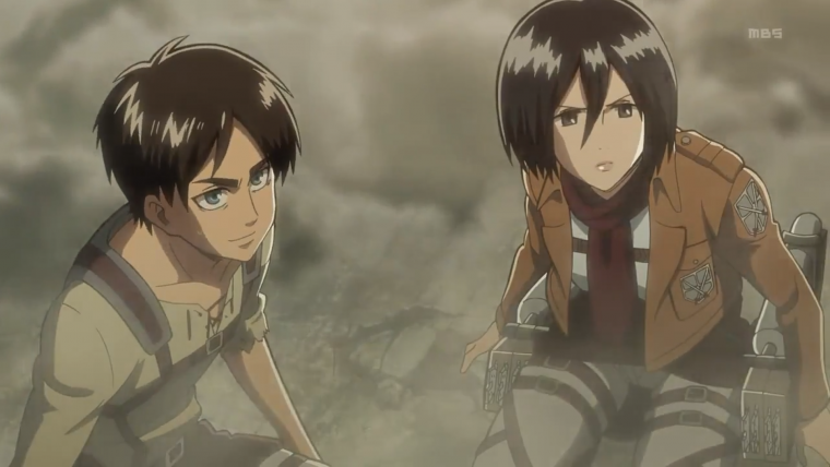 Эрен Микаса и армин