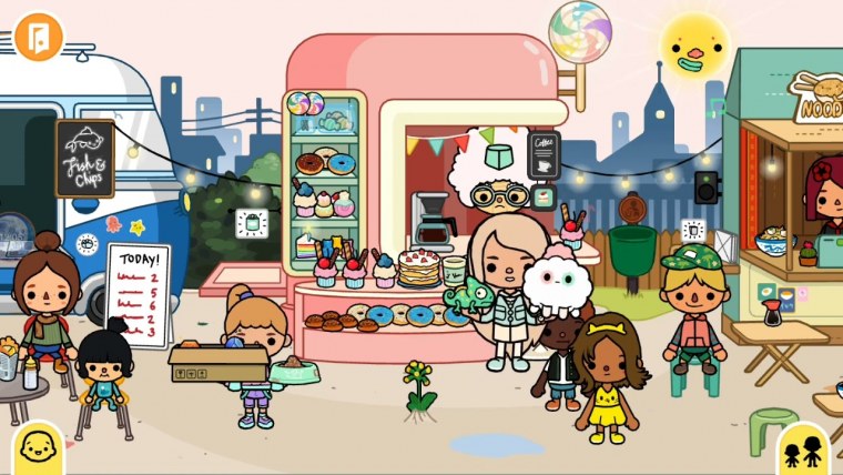 Тока бока девочка с облачком