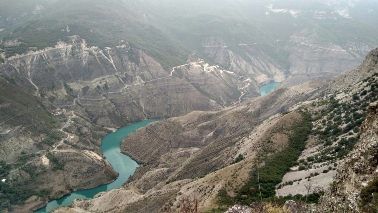 Сулакский каньон в Дагестане