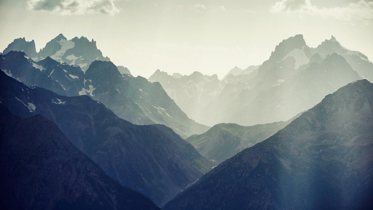 Пейзаж горы Эстетика