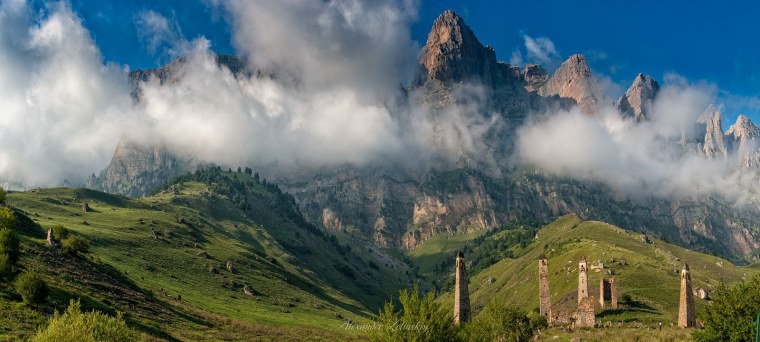 Горная Ингушетия башни