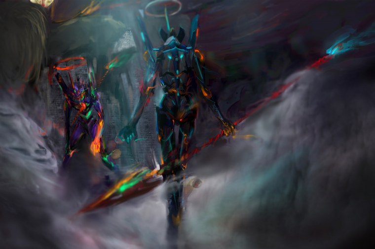 Евангелион ева 01 4к