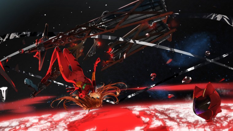 Красный неон Генезис Евангелион