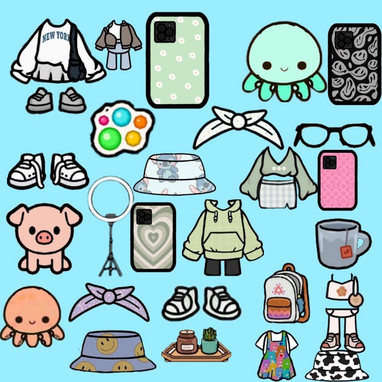 Наклейки тока бока для распечатки