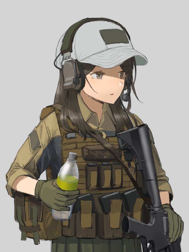Военные девушки арты