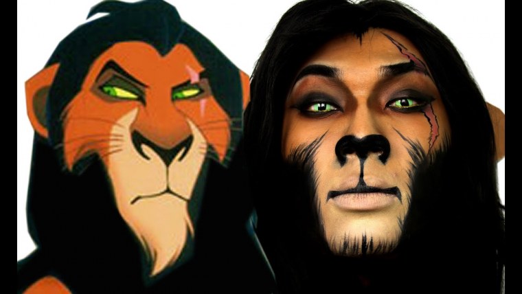 Грим шрам Король Лев