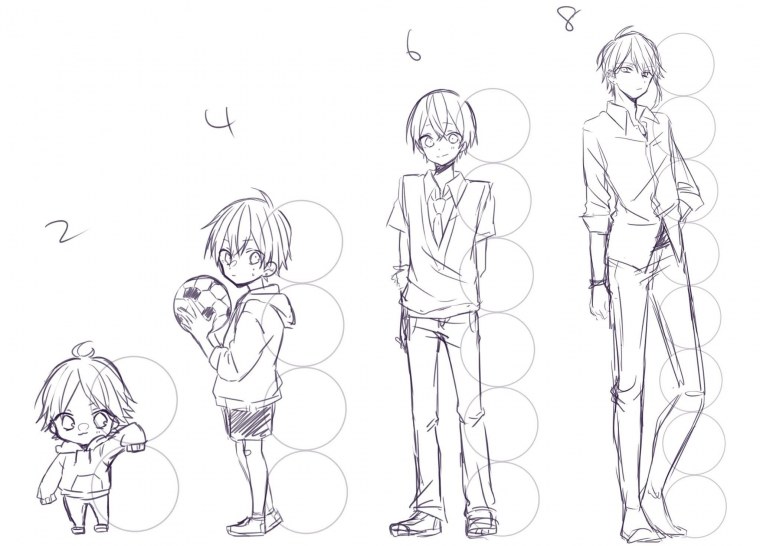 Референс мальчика в полный рост