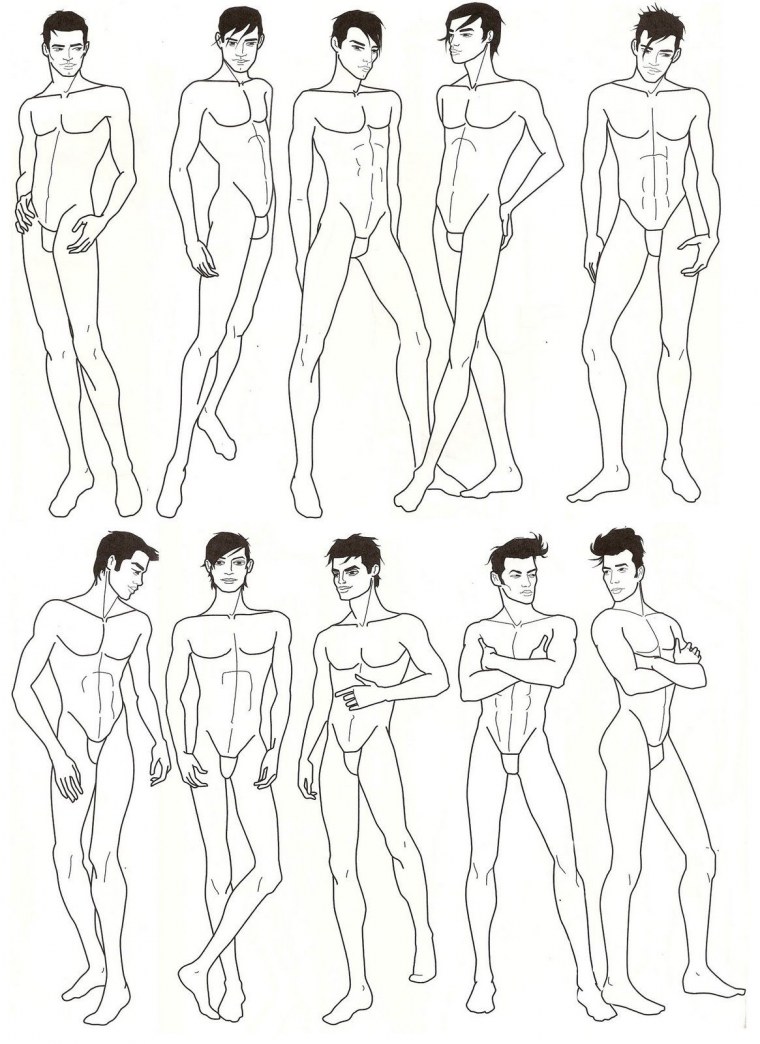 Мужская фигура для рисования