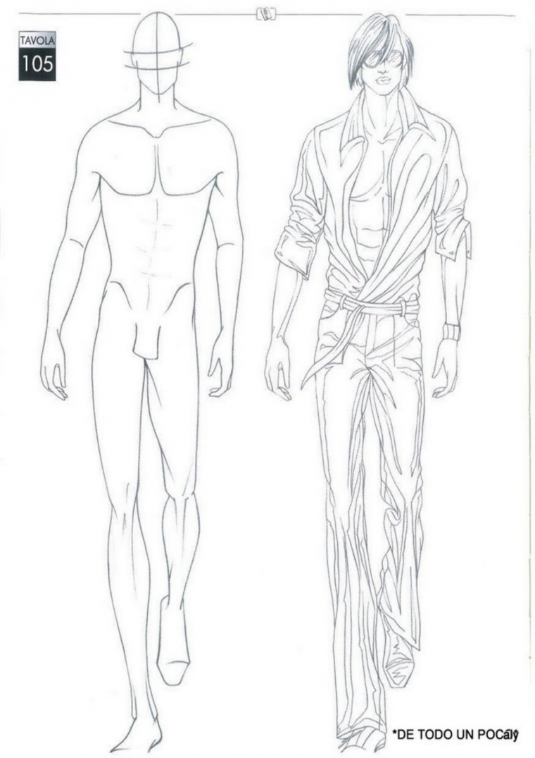 Мужские модели одежды эскизы