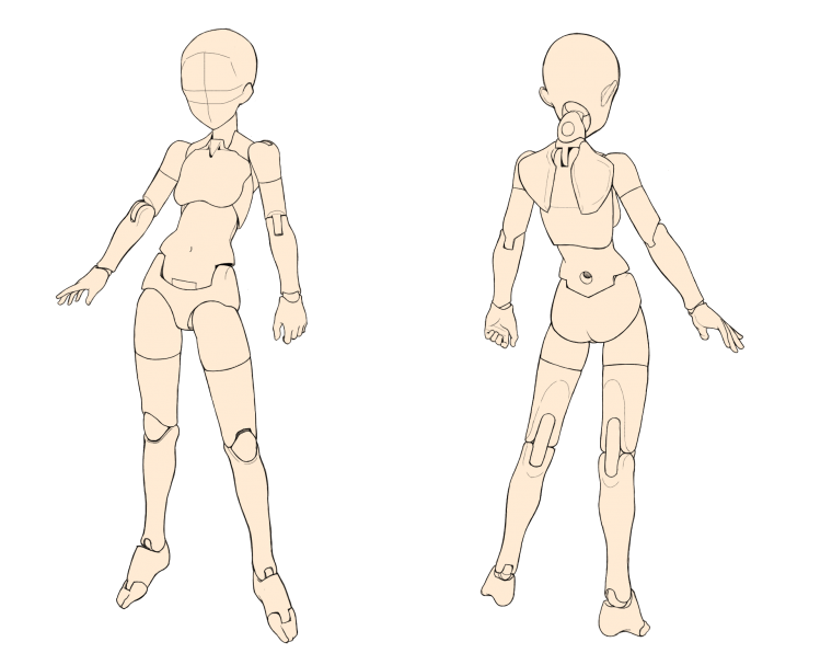 Манекен для рисования человека