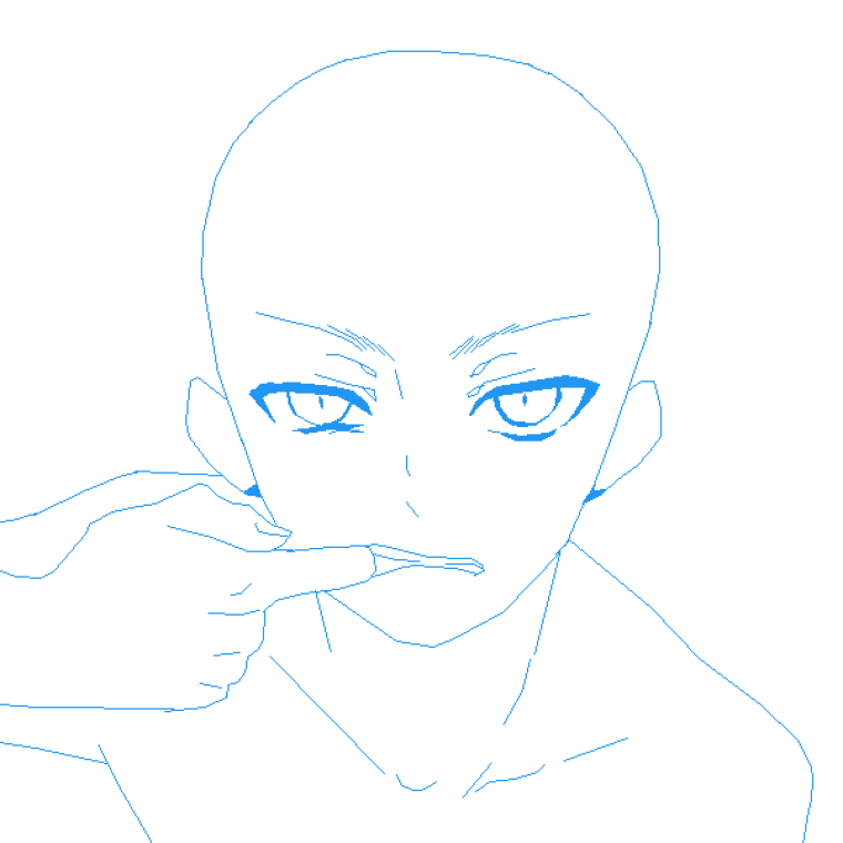 База для рисования парень