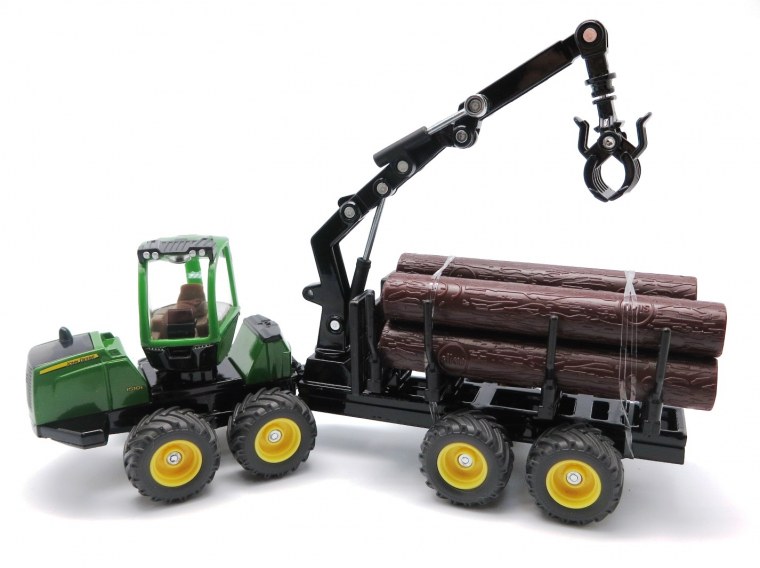 Трактор siku John Deere с прицепом и краном (1992) 1:50 21.3 см