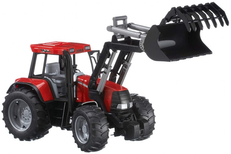 Брудер красный трактор с ковшом