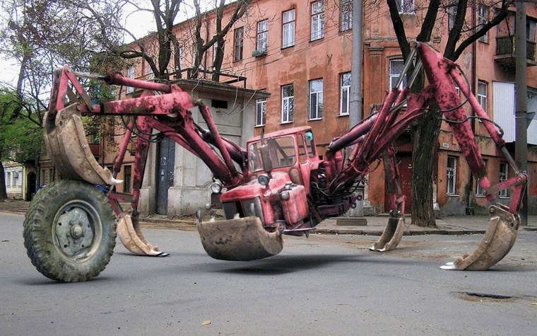 Страшный трактор