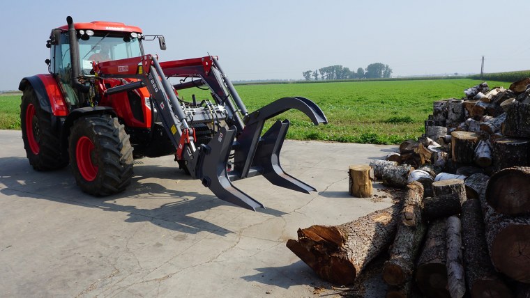 Погрузчик универсал стандарт 1200 с захватом для бревен